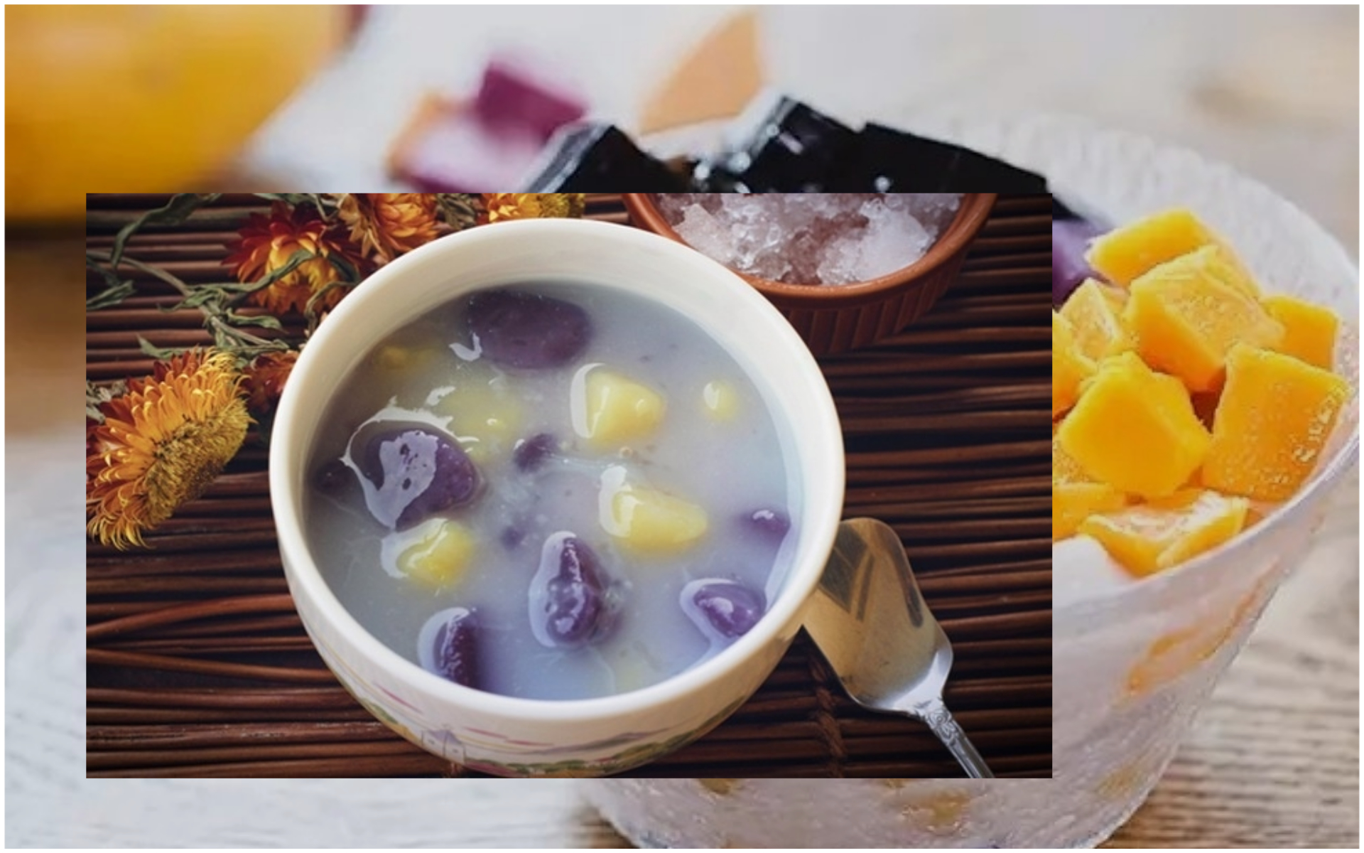 Taiwanese sweet potato sweet soup