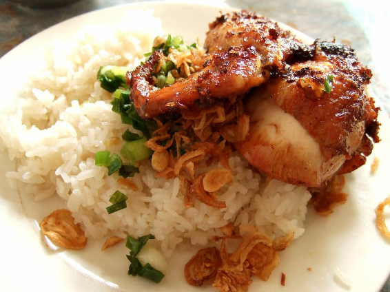 Xôi gà - bữa sáng lành mạnh