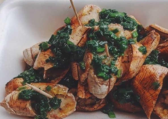 Ben Tre grilled bananas