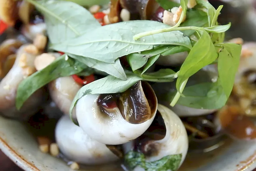 Traditional Garlic Stir-Fried Fat Snails