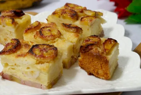 炊飯器で作る焼きバナナケーキ