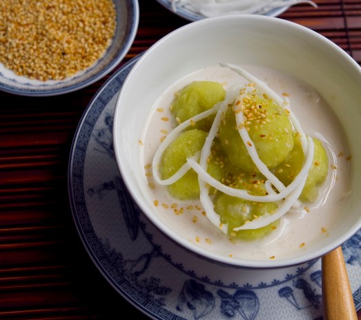 Chè khoai mì cho ngày nóng
