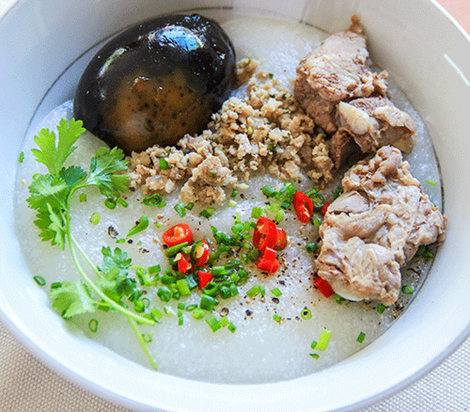 Cháo sườn heo