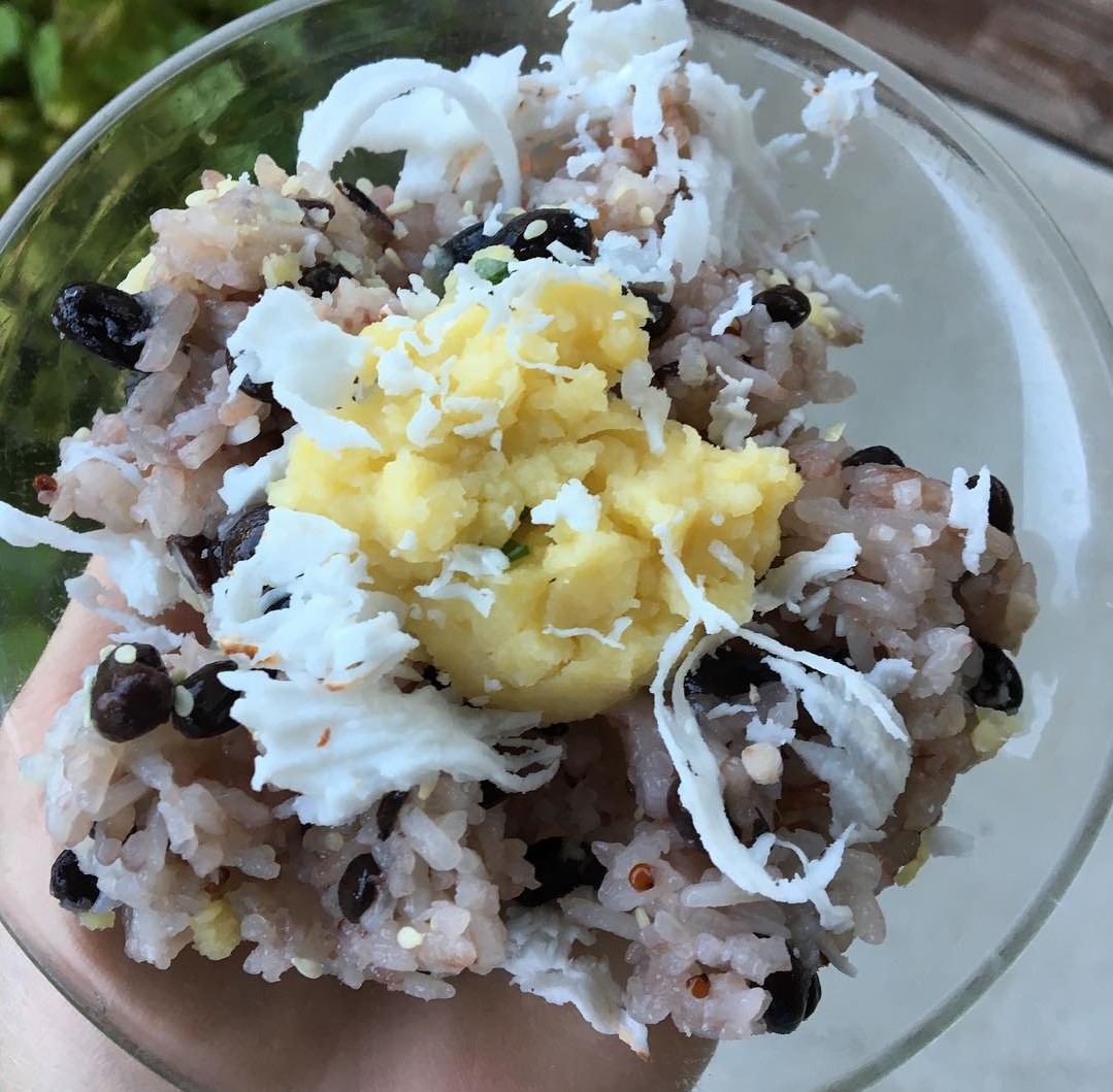 Xôi đậu đỏ đậu xanh