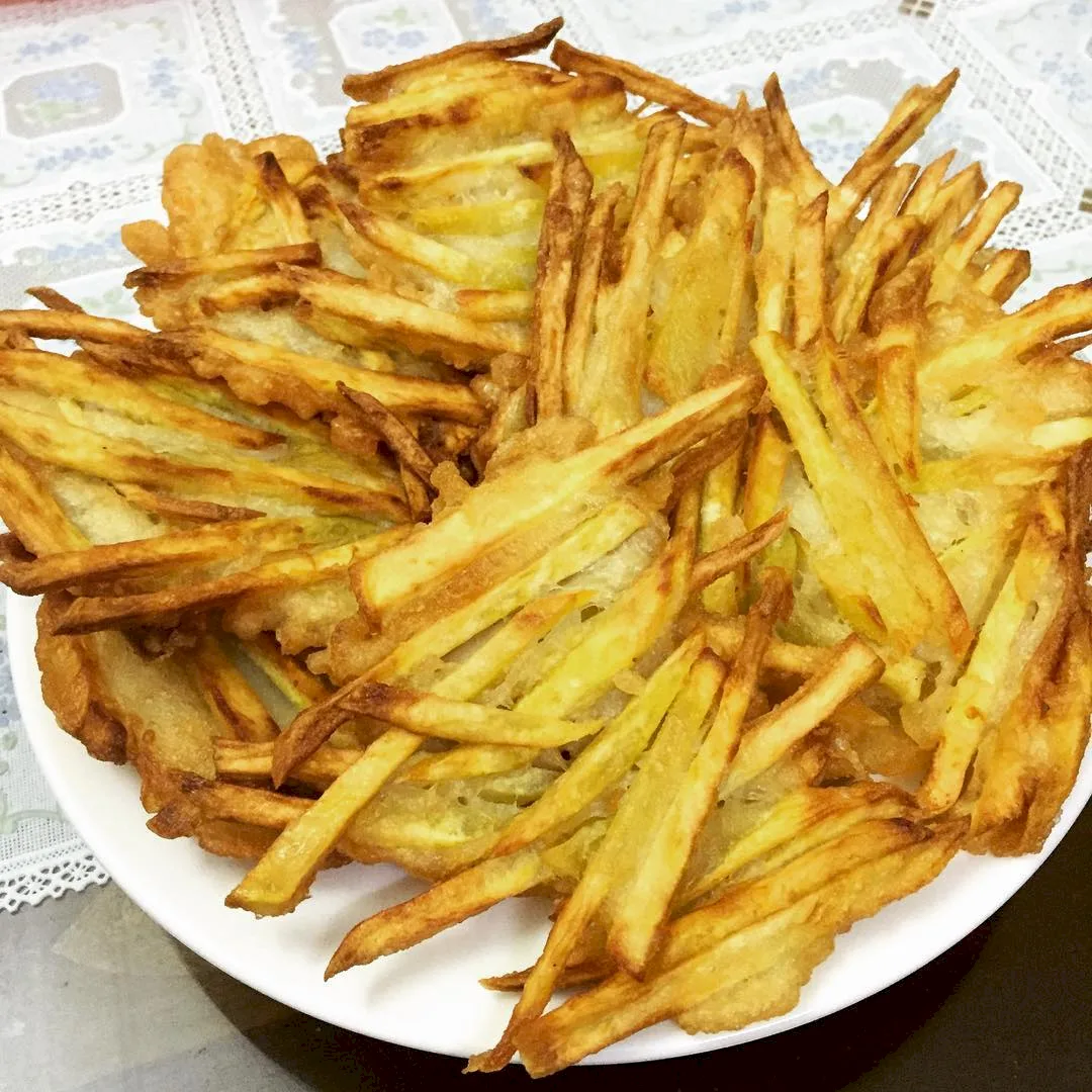 炸红薯饼