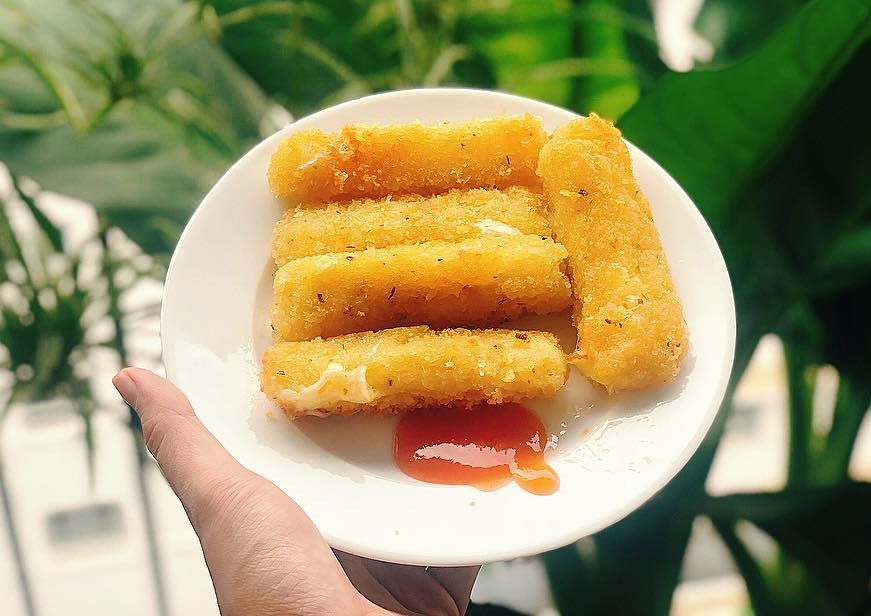 Phô mai que tại nhà