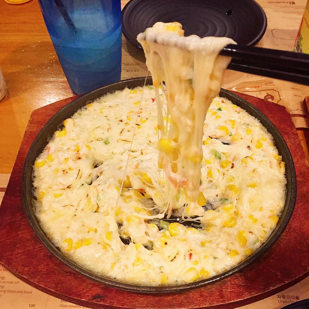 Baked cheese popcorn