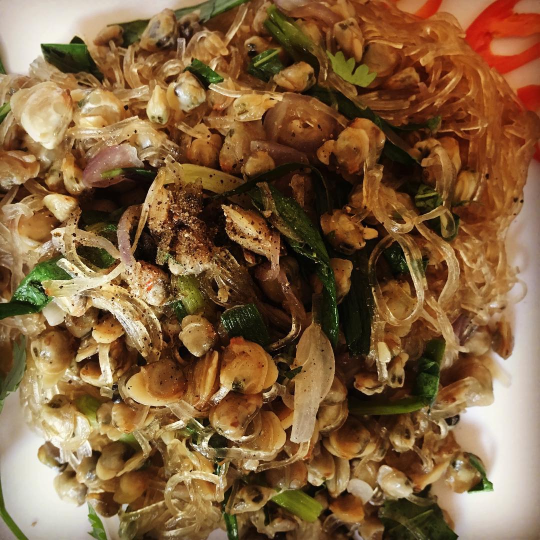 Vermicelli sauteed with mussels