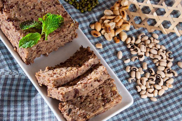 Pate nấm, bột đậu chay