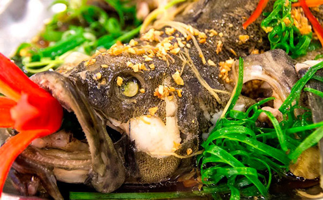 Cá mú sao hấp hành gừng