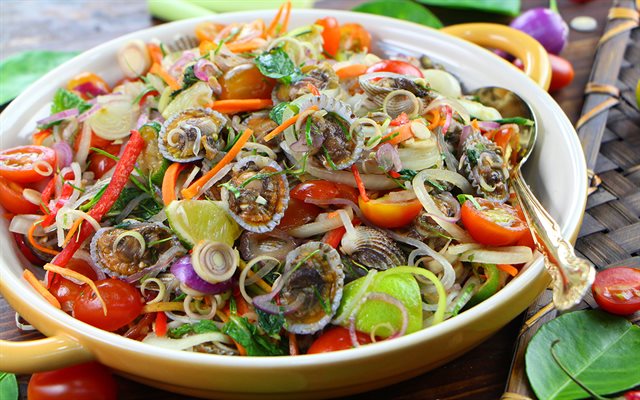 Gỏi sò huyết