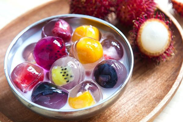 Chè thạch trái cây pha lê