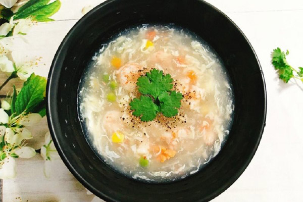 Súp tôm đậu Hà Lan