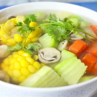 野菜の精進スープ
