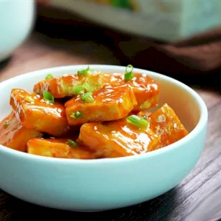 豆腐の甘酢ソース