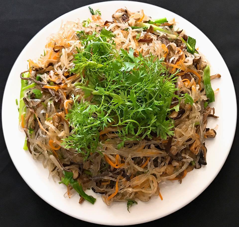 Miến xào chay