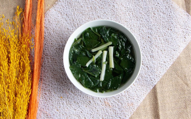 Canh mồng tơi chay bổ dưỡng