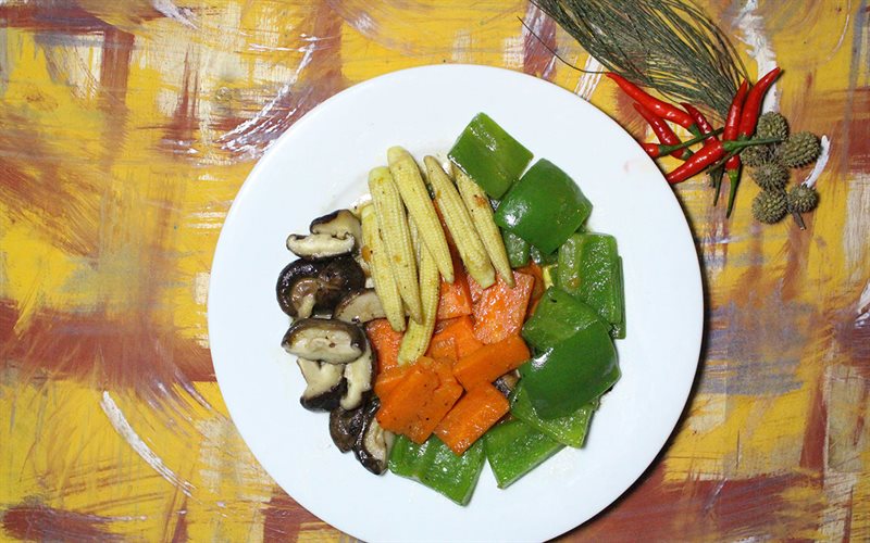 Rau củ xào chay bổ dưỡng