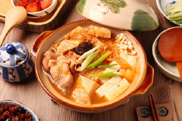 Canh Kim Chi Sườn Non