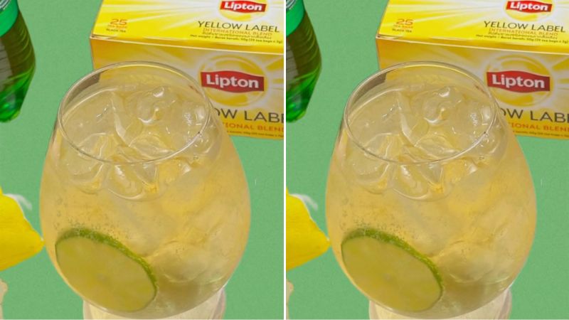 Trà Lipton pha với 7up