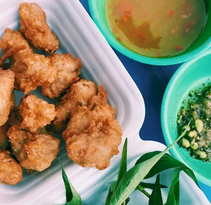 Bao tử cá chiên giòn