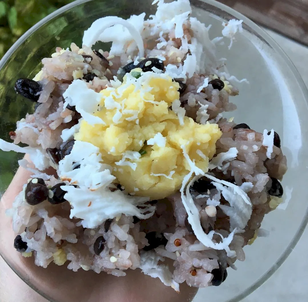 Xôi đậu đỏ đậu xanh