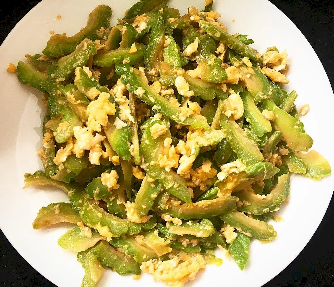 Stir-Fried Bitter Melon with Eggs
