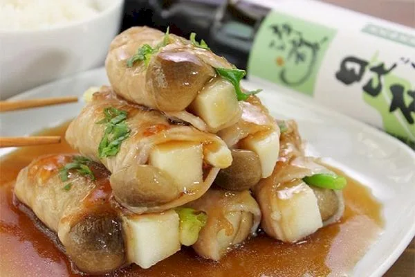 Pork Rolls with Bamboo Shoots