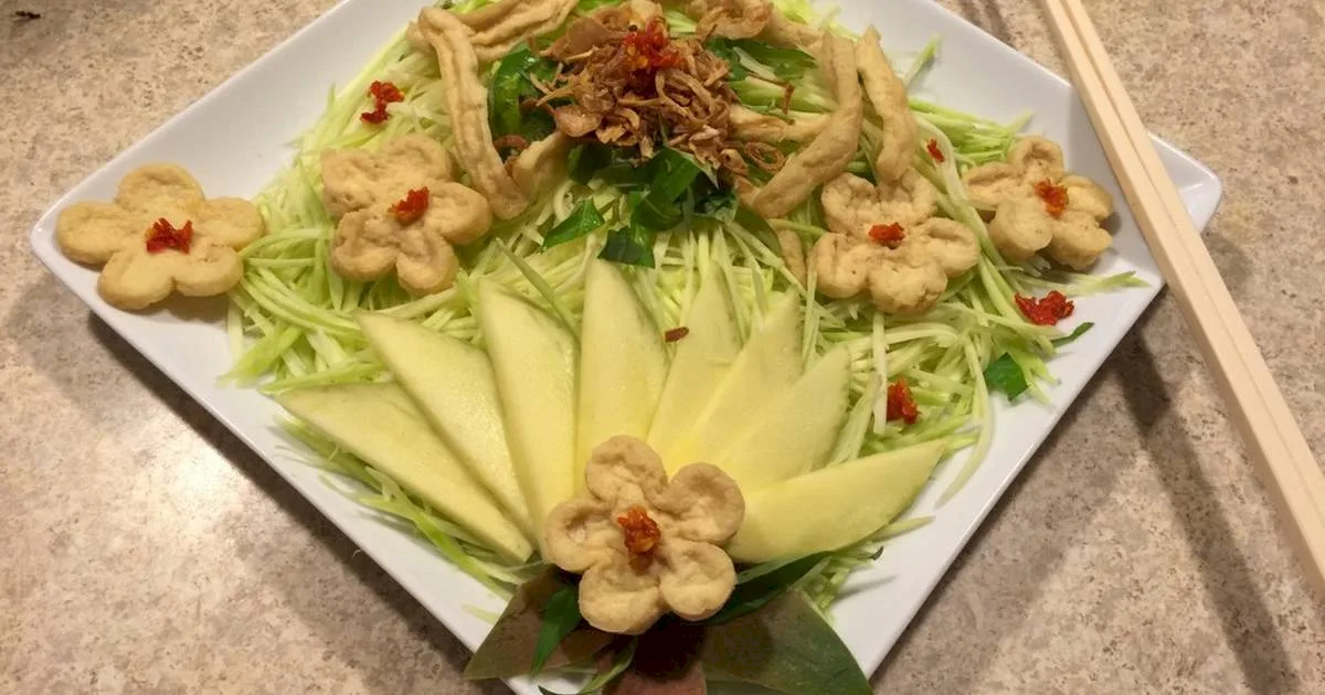 Gỏi xoài chay lạ miệng