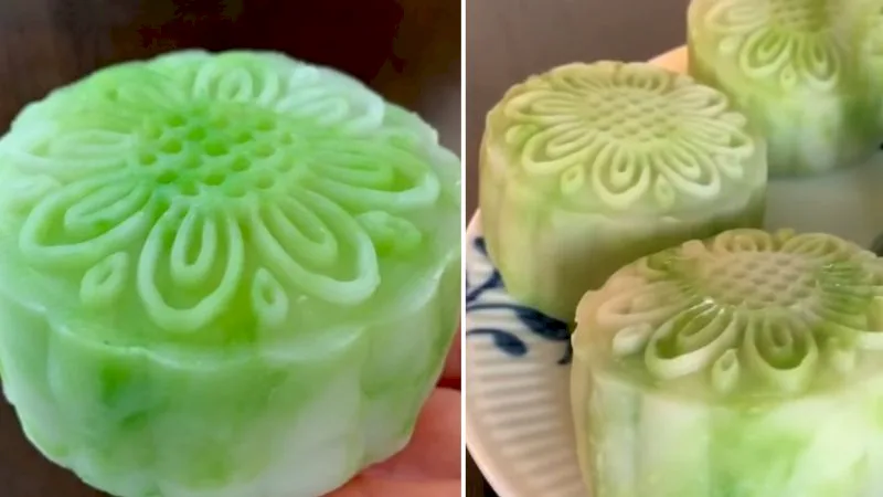 Easy Mid-Autumn Snow Skin Mooncakes with Coconut Milk Filling