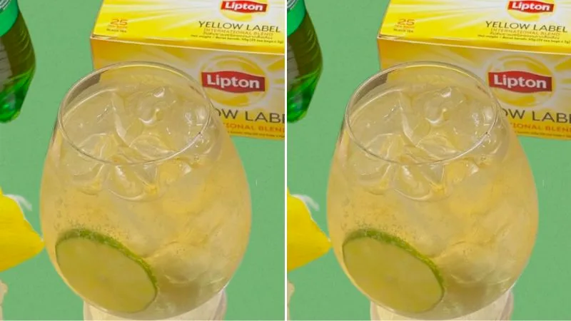 Trà Lipton pha với 7up